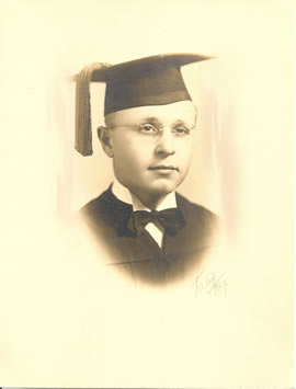 Gene Zimmerman Graduation Picture Lawrence Institute of Technology Detroit, Michigan